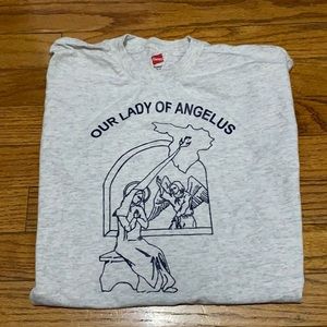 Hanes Tagless ❤️ Boys Short Sleeve Crew Neck T-Shirt Size M (10-12)(PRE-LOVED)